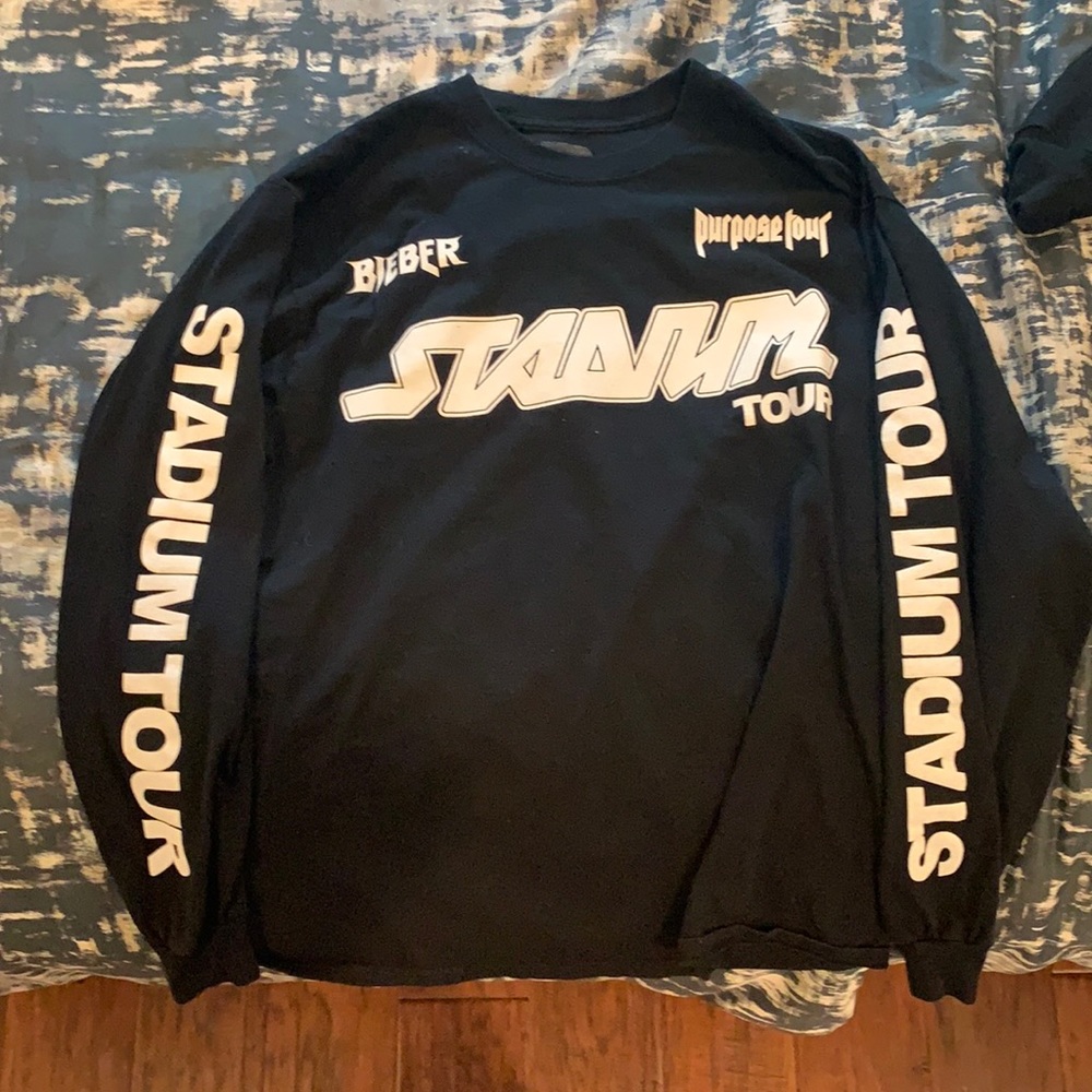 justin beiber tour shirt